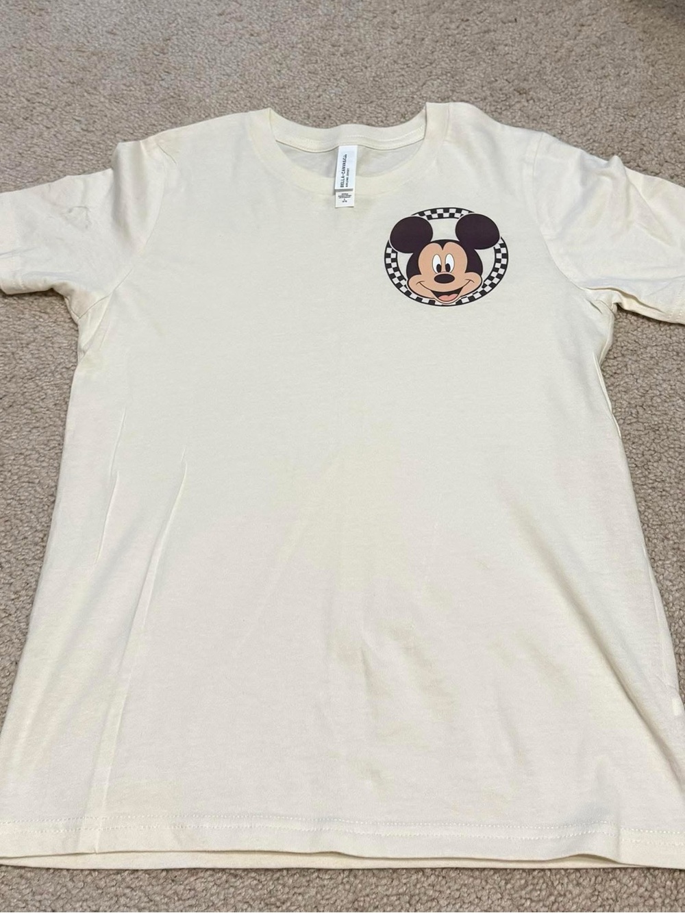 Made by Molly Tshirt youth large Mickey Mouse